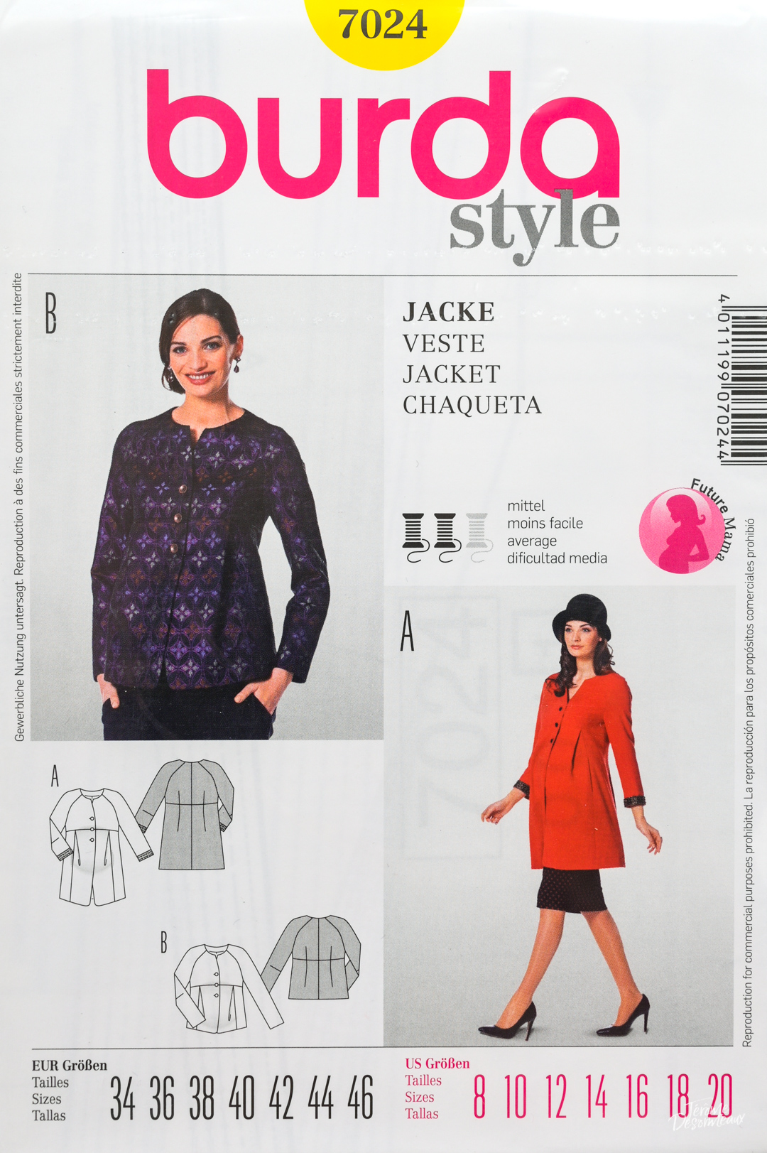 Patron de couture Burda 7024