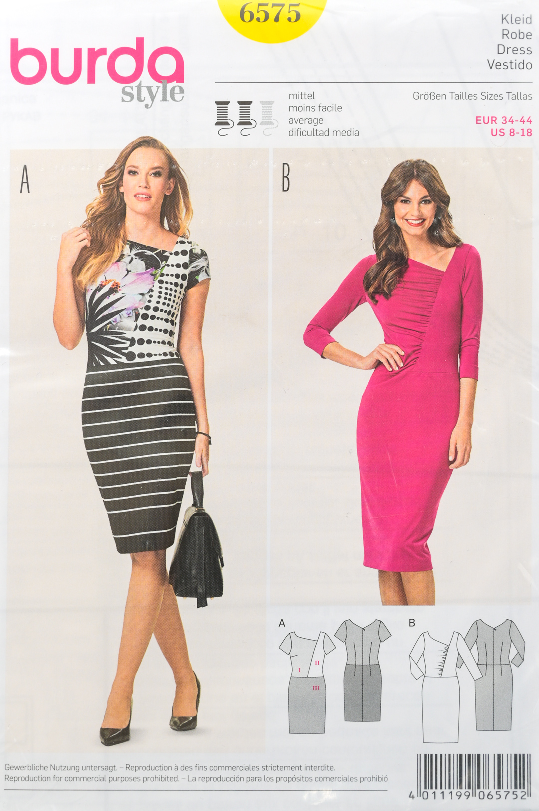 Patron de couture Burda 6575