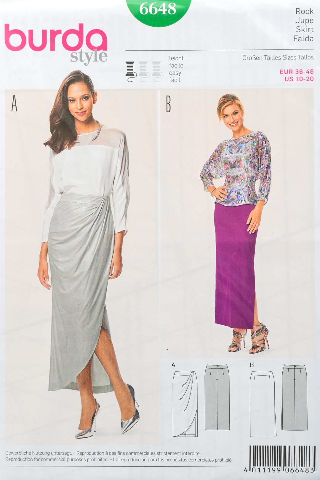 Patron de couture Burda 6648