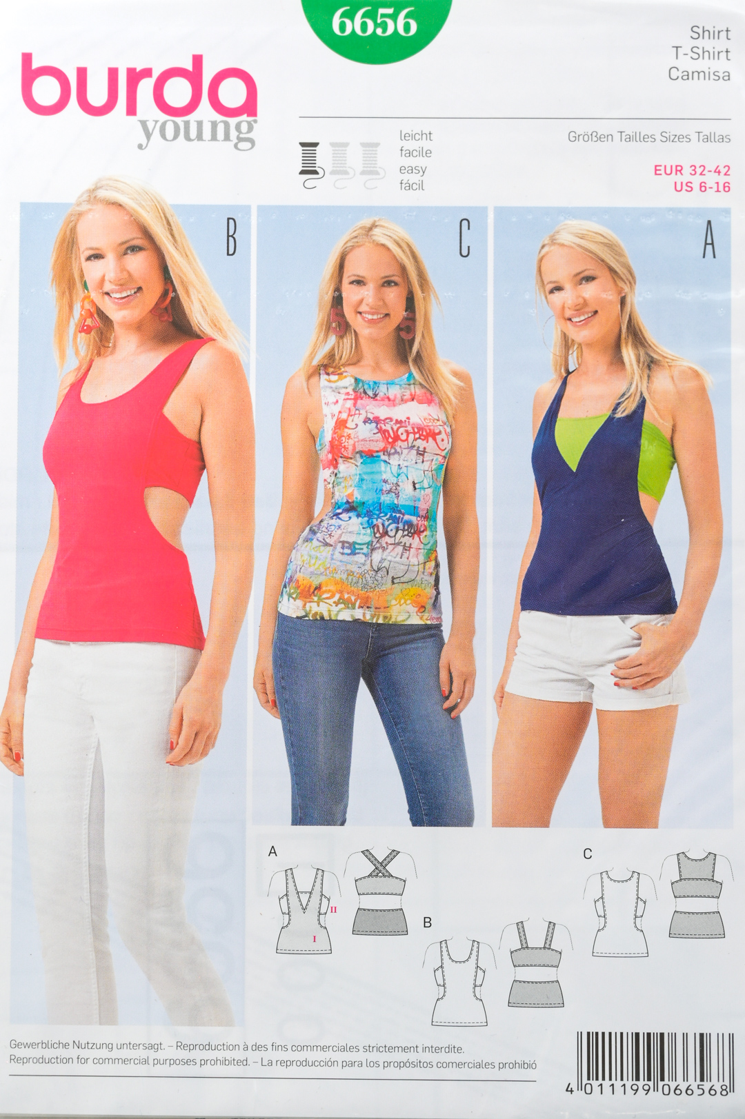 Patron de couture Burda 6656