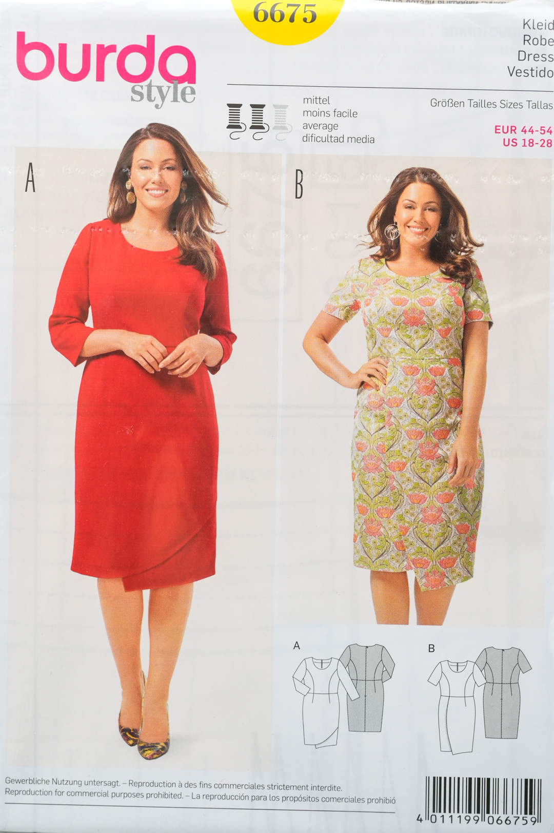 Patron de couture Burda 6675