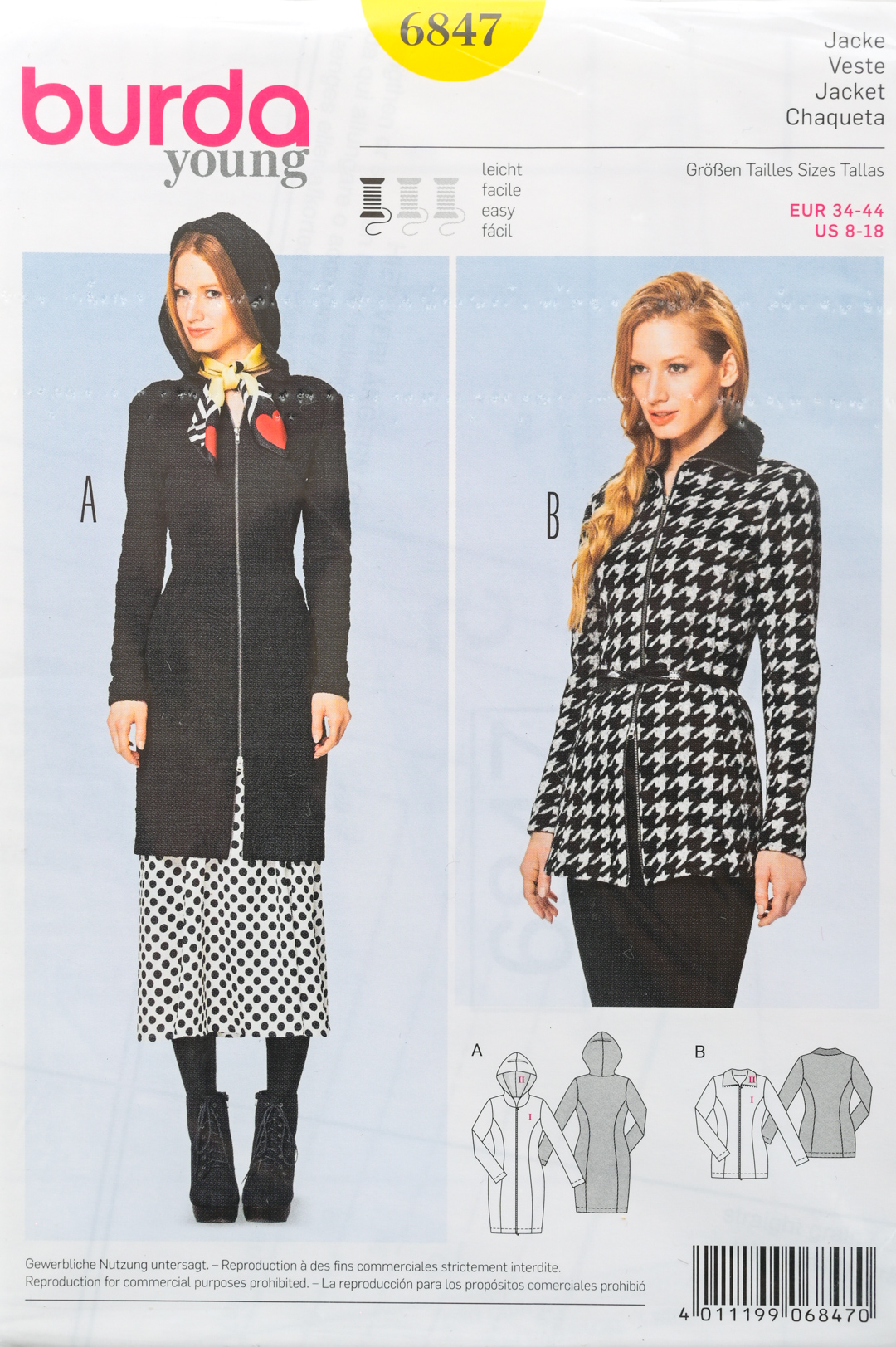 Patron de couture Burda 6847