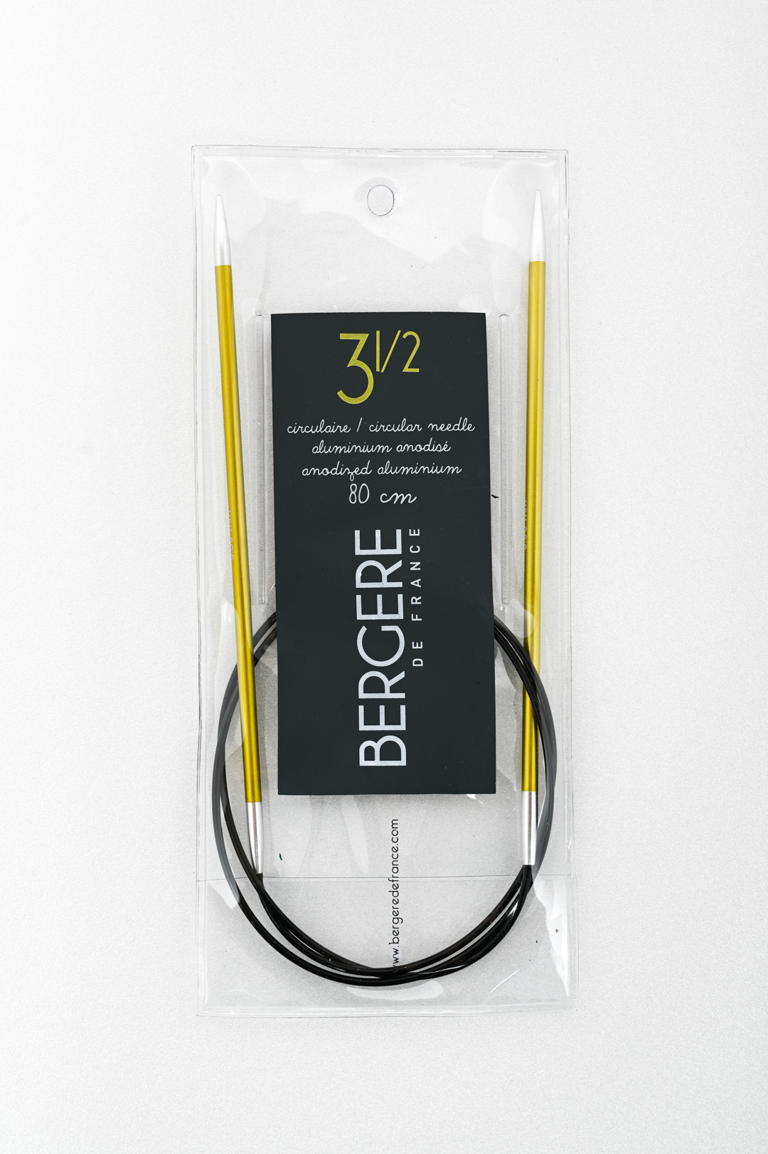 Aiguilles circulaires métal N°3,5