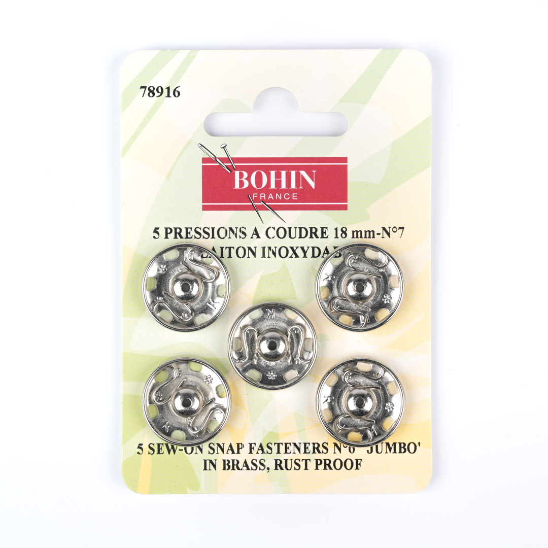 Pressions à coudre 18 mm Bohin