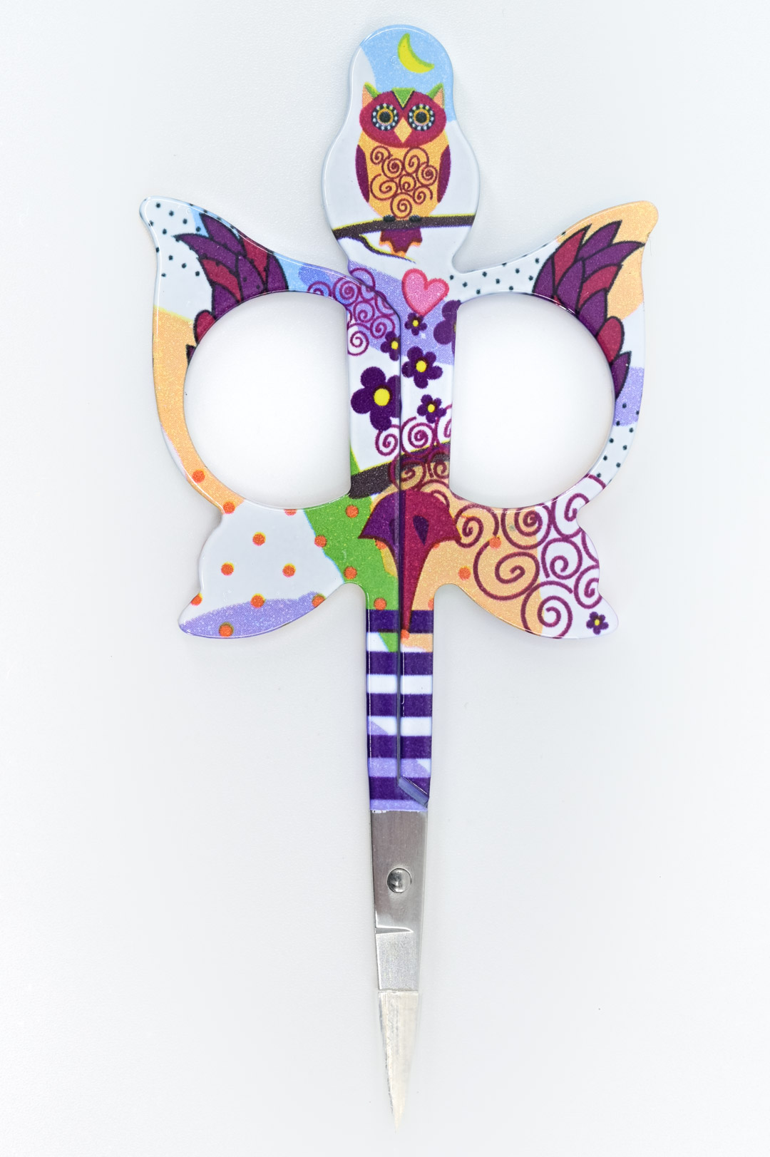 Ciseaux à broder Hibou Prune - Bohin