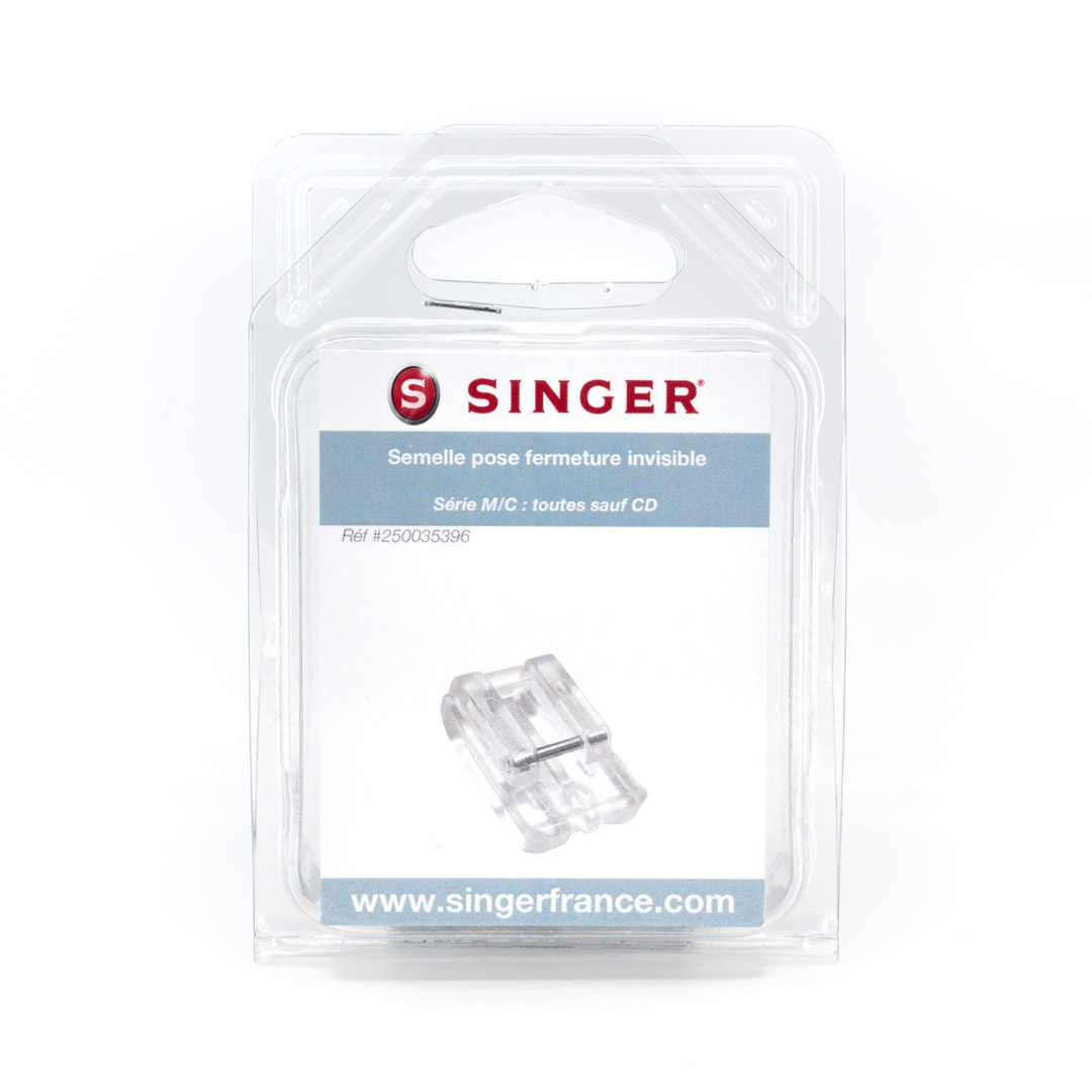 Singer Semelle pose fermeture invisible 6,50-2 semelle pose fermeture invisible