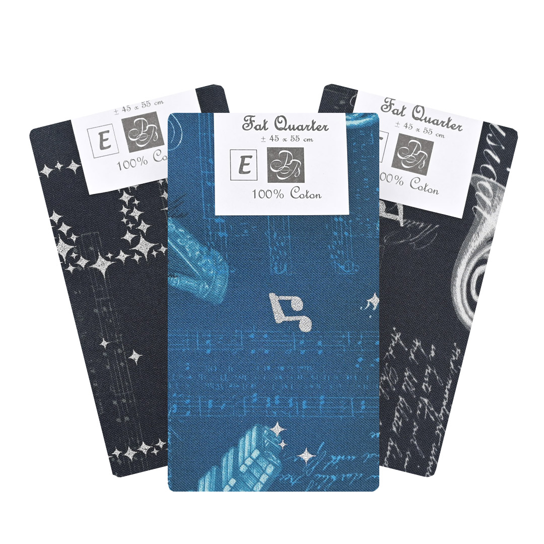 Intro-coupon-Musique Coupon de tissu Musique FAT QUARTER
