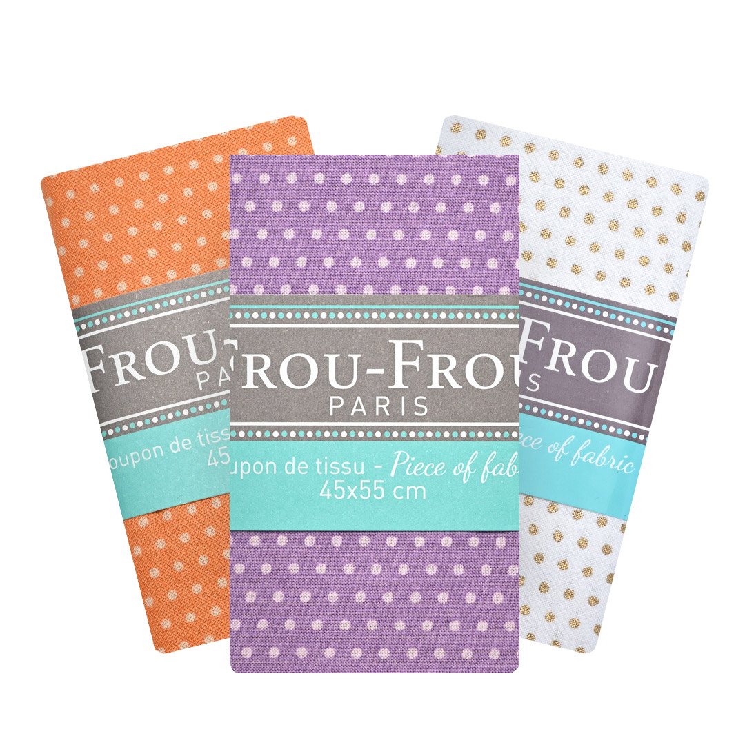 Coupon de tissu Pois Frou-Frou Paris