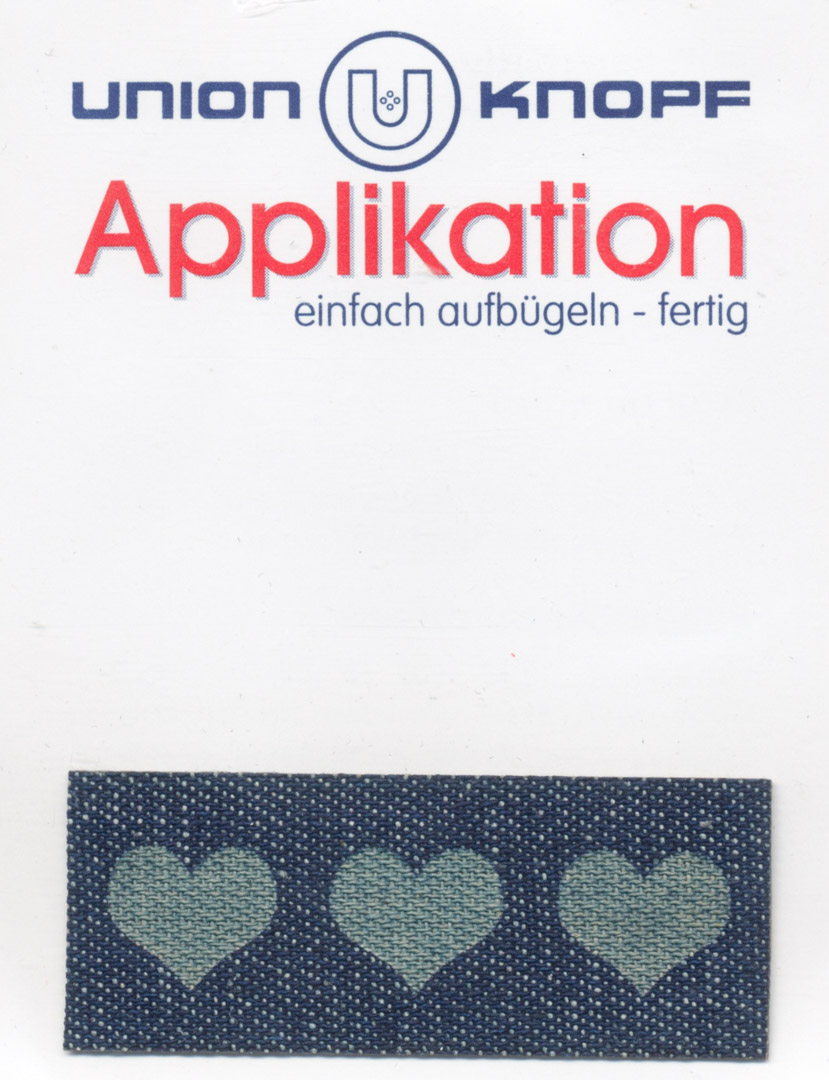 Écusson Thermocollant - 3 Coeurs