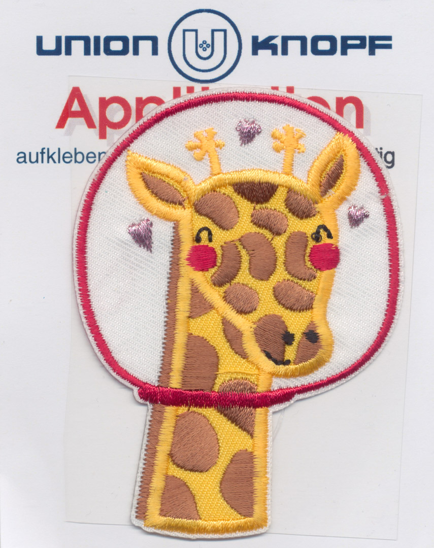 Mercerie écusson Mix-2 Écusson Thermocollant - GIRAFE