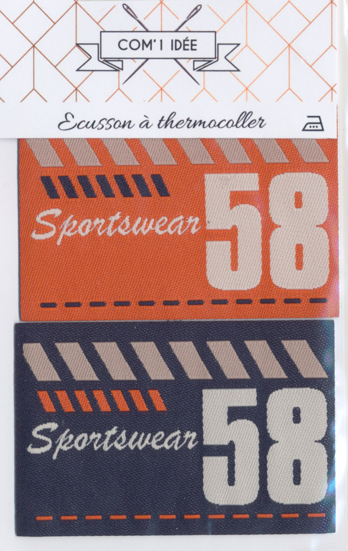 Mercerie écusson Mix-3 Écusson Thermocollant - SPORTSWEAR