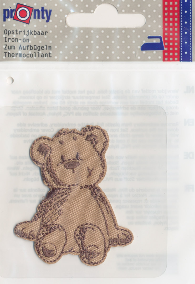 Mercerie écusson Pronty-3 Écusson Thermocollant - OURSON