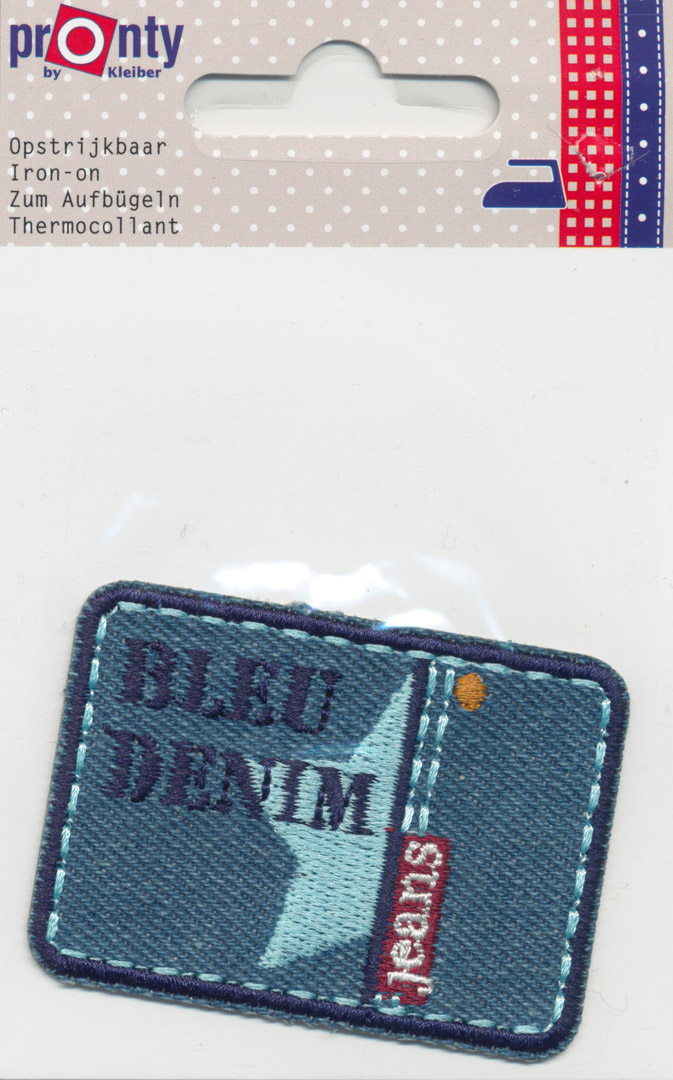 Mercerie écusson Pronty-4 Écusson Thermocollant - ETOILE BLEUE