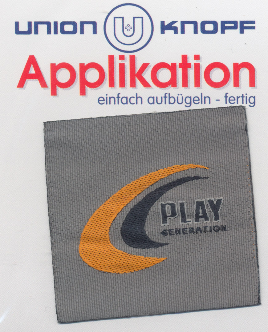 Mercerie écusson badge 2 Union Knopf_ Écusson Thermocollant - PLAY GENERATION