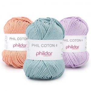 Phil Coton 4 fil 100% Coton naturel couleur 2022