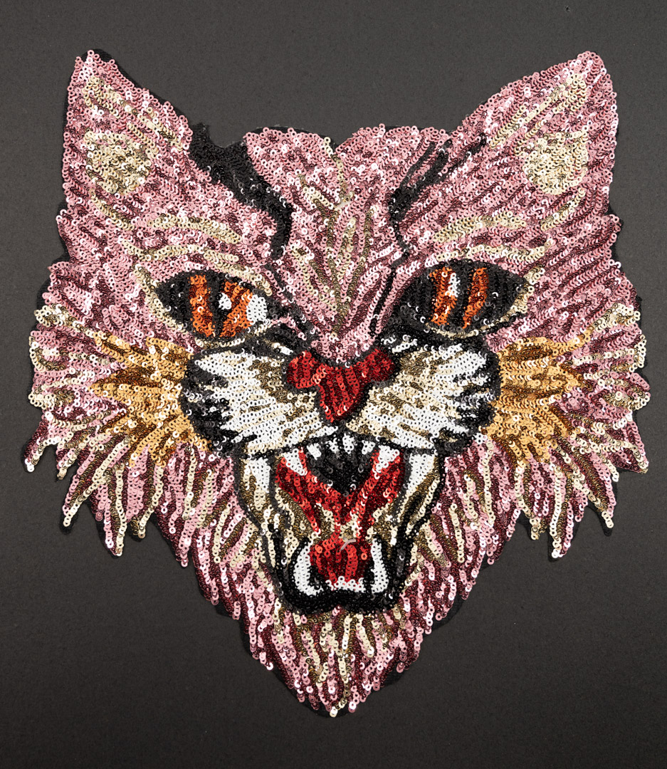 Badge Tigre Écusson Thermocollant Géant Tigre