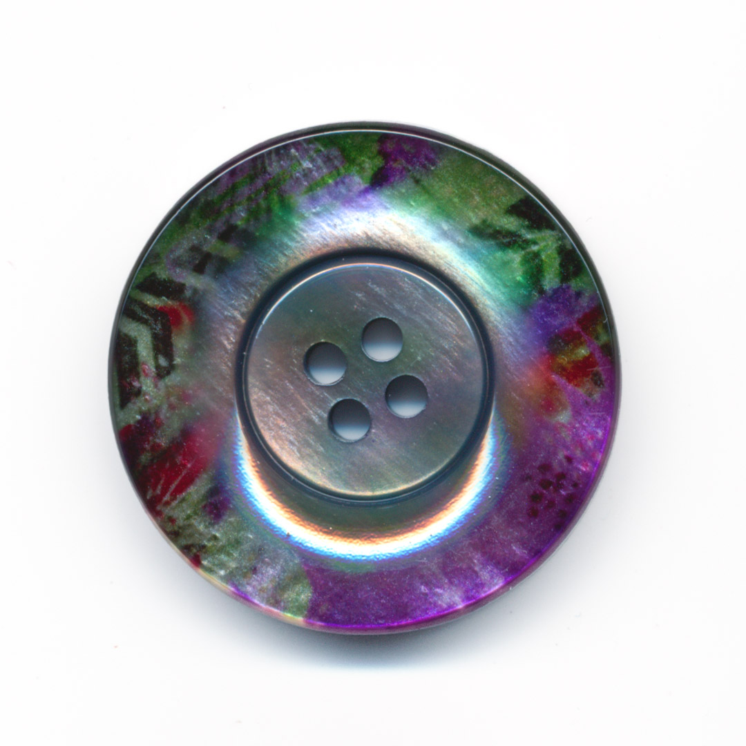 Union Knopf 453456 Col 48 Ta 28mm v2 --3,50 Bouton Nacre Multicouleurs