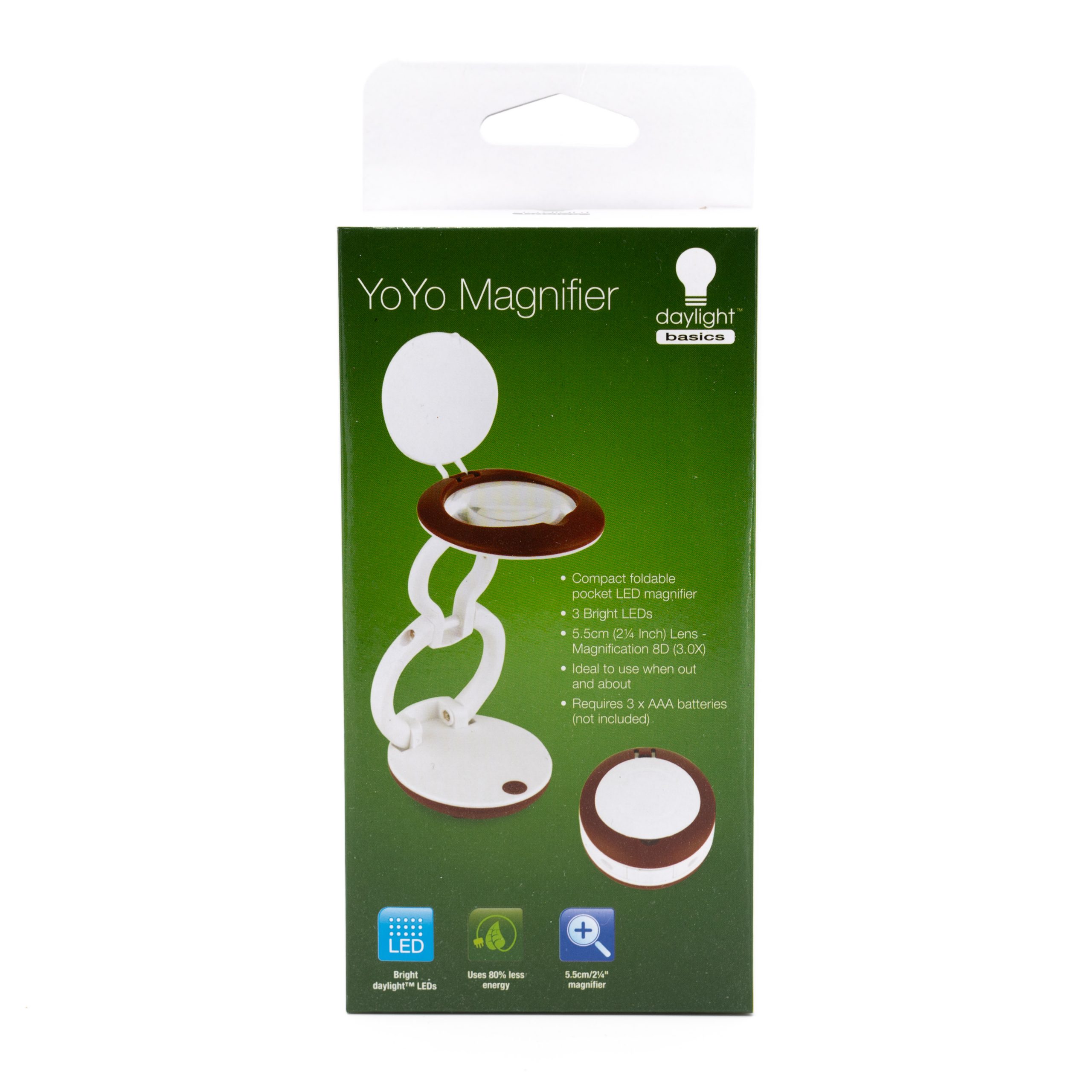 YoYo Magnifier 24-9 Loupe lumineuse YoYo Daylight avec Lampe à LED