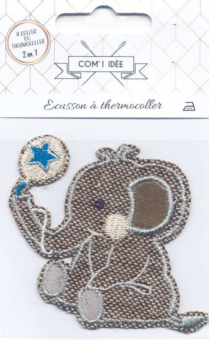 Ecusson Elephant 2-9 Écusson Thermocollant Baby Éléphant