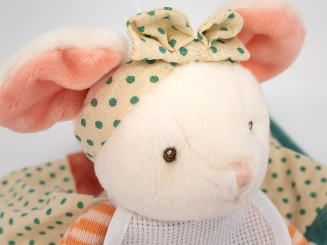 Bukowski peluche doudou souris kitty-4 doudou de naissance.