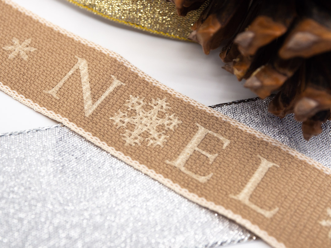 _C140024 Ruban à message Noël