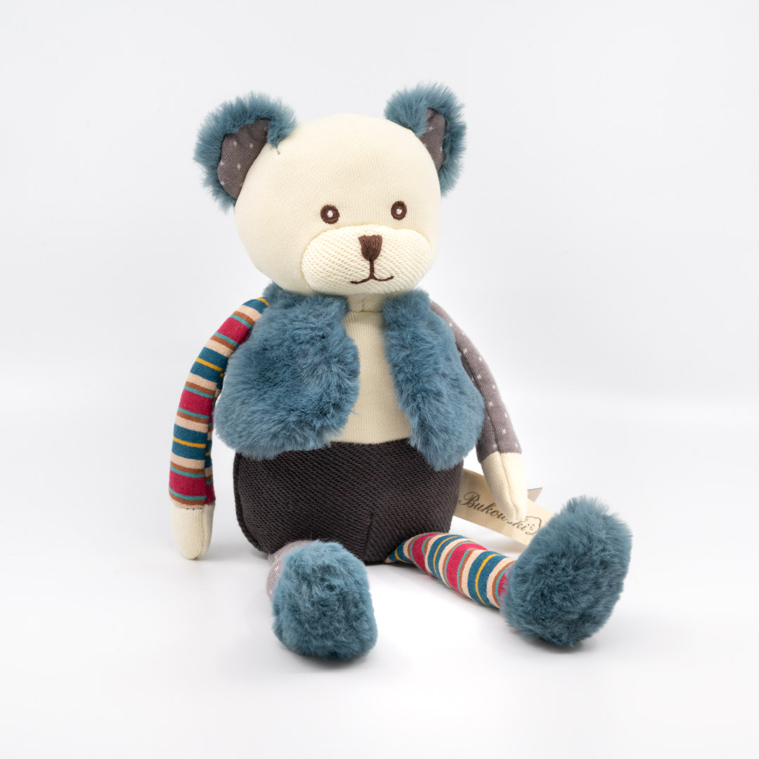 Doudou Bukowski Baby Adam Doudou Bukowski Baby Adam Peluche 31cm