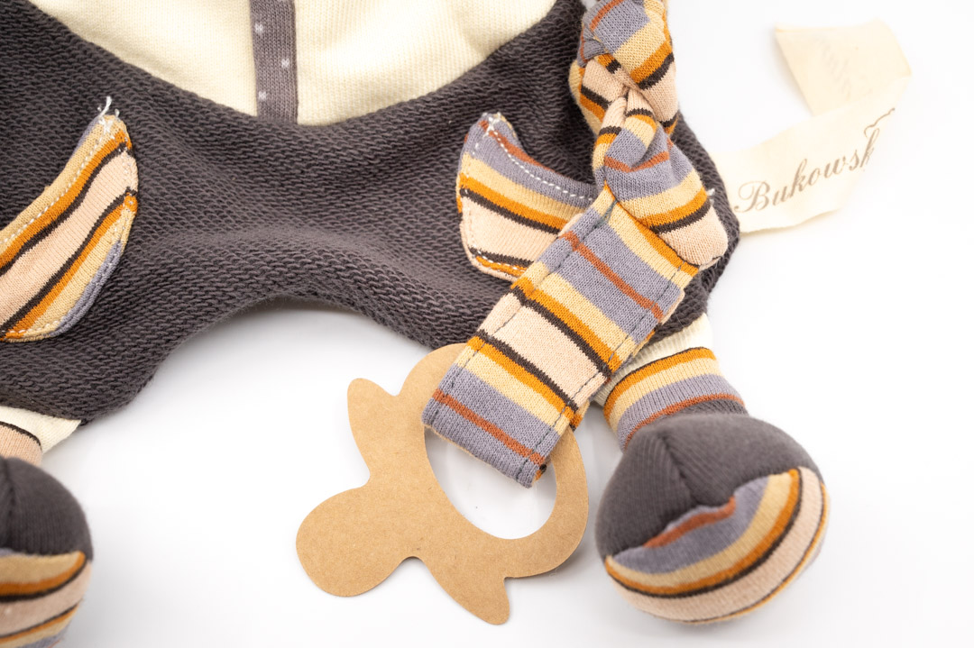 Doudou Lion Bukowski 2 Doudou Lion Bukowski Peluche porte tétine