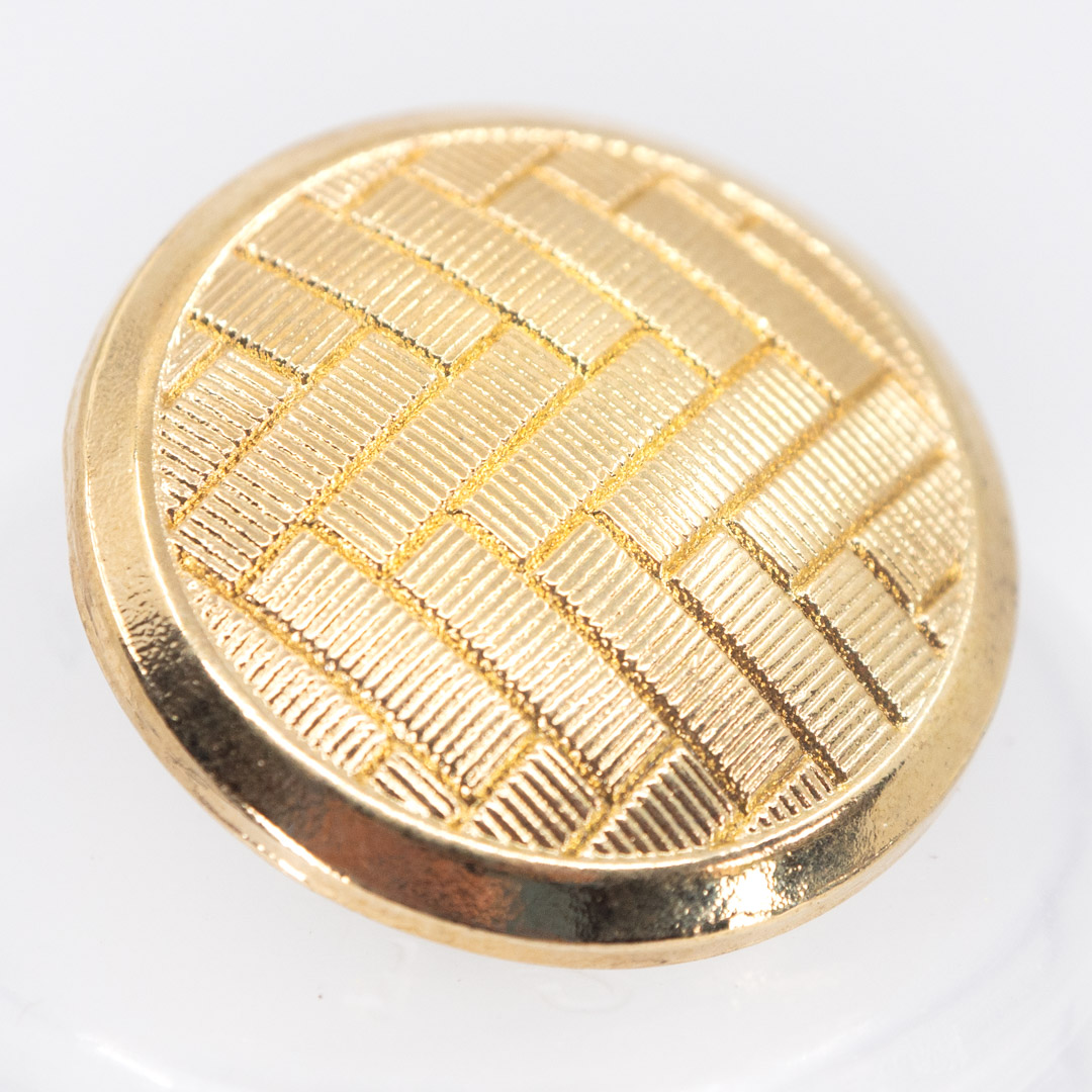 Bouton Metal V Or