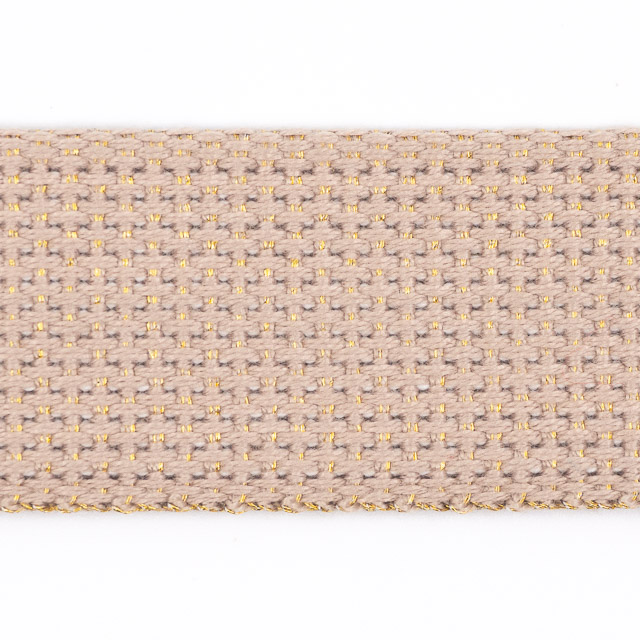 Sangle Lurex or Beige 2