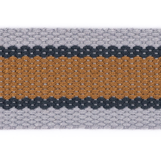 Sangle polyester et coton gris marron 2 Sangle polyester et coton gris marron 2