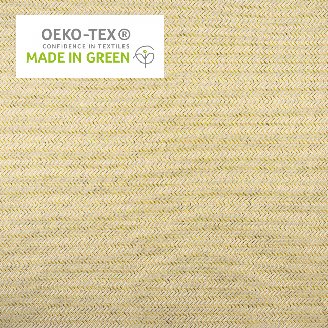 Tissu d'ameublement chevrons jaune Tissu d'ameublement chevrons jaune
