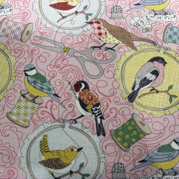 boite couture oiseaux broderie
