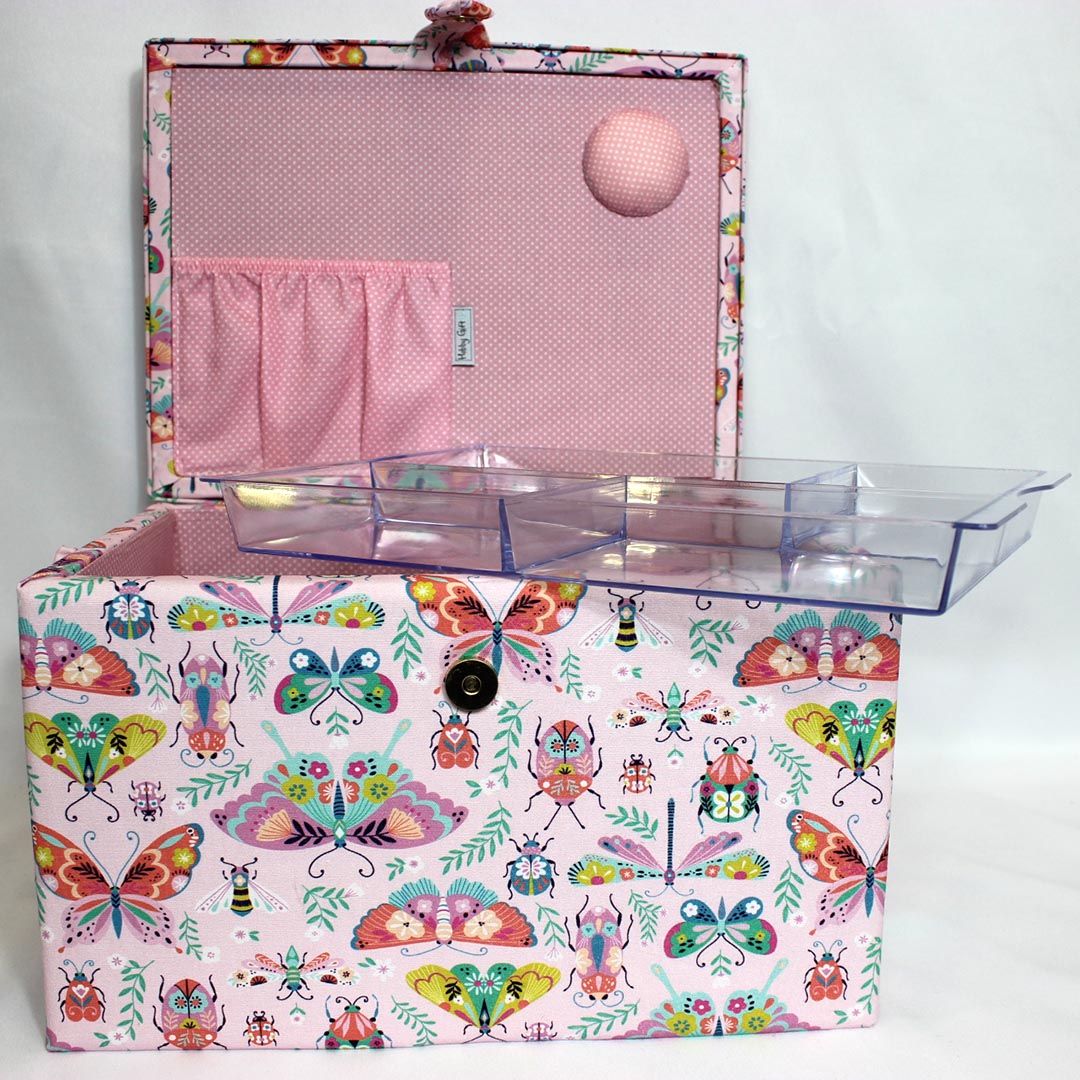BàC MRC 631 papillon coccinelle rose 2 Boite à couture papillons