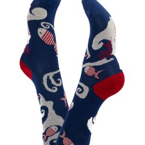 Chaussette Berthe aux grands pieds Petits Poissons