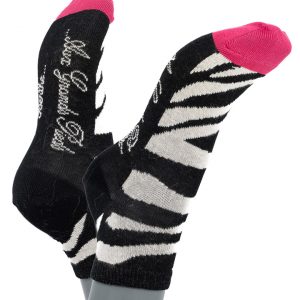 Socquettes Berthe aux grands pieds Femme Zèbre