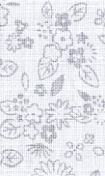 Fleur 2 Fat Quarter Gris