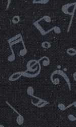 Coupon fat quarter_noir Musique